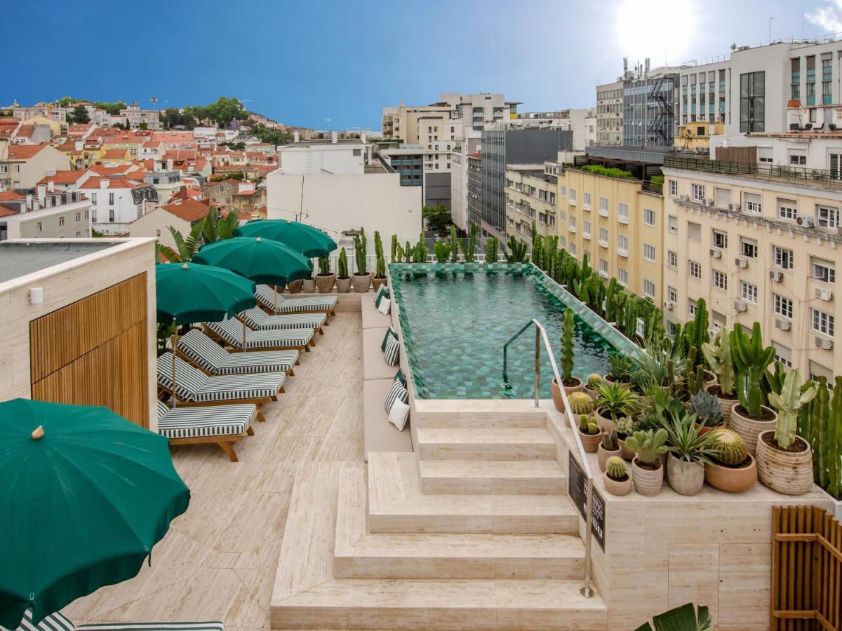 Browns Avenue Hotel Lisbon Luaran gambar Rooftop pool